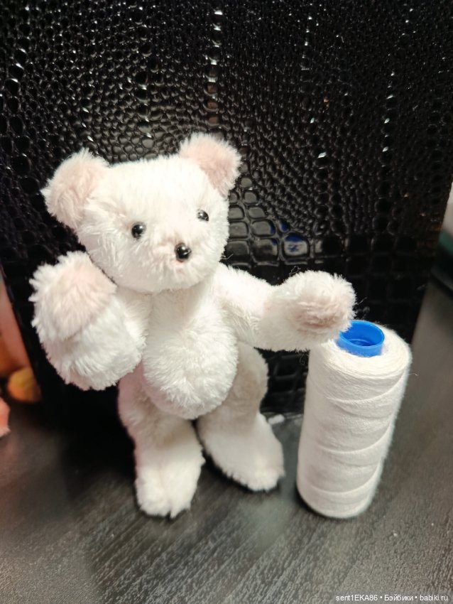 Немного о белом мишке — Текстильные игрушки и примитивы: кофейные (фото 2)