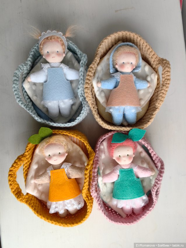 Мандаринка. Маленькая игровая кукла (фото 5)