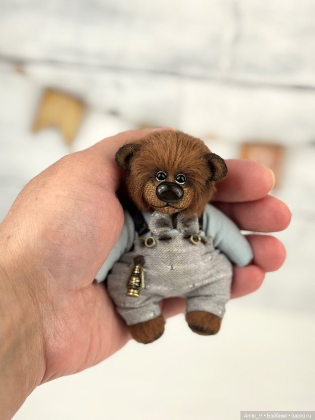 Тедди мишка Ванечка — Авторские мишки Тедди и друзья: фото