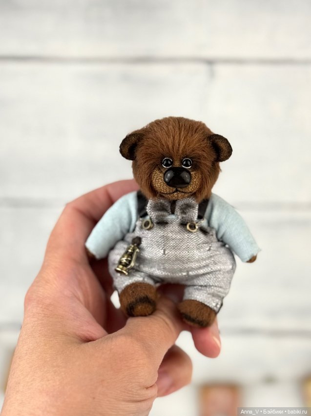 Тедди мишка Ванечка — Авторские мишки Тедди и друзья: фото (фото 2)