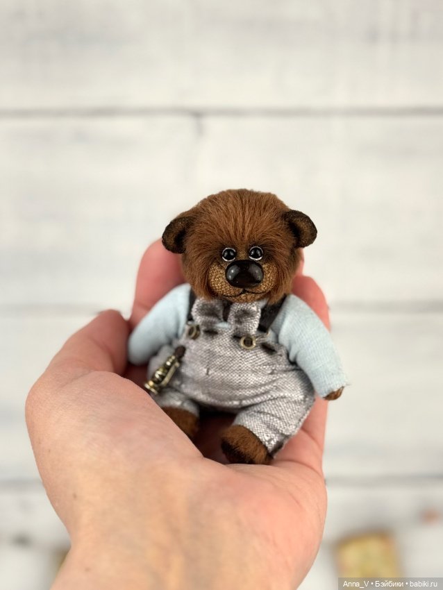 Тедди мишка Ванечка — Авторские мишки Тедди и друзья: фото (фото 5)