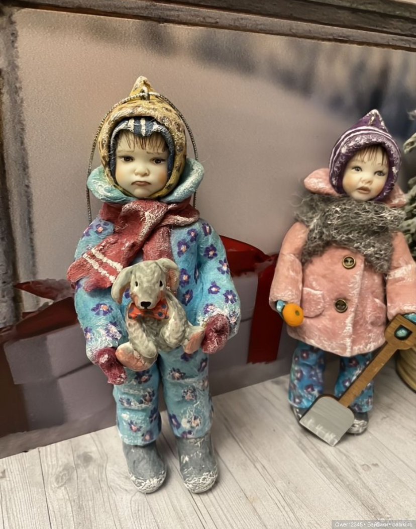 Мои Ватные игрушки -нашли свои самые красивые Елочки