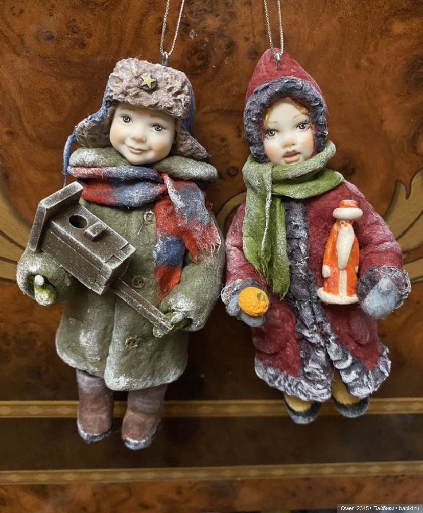 Мои Ватные игрушки -нашли свои самые красивые Елочки