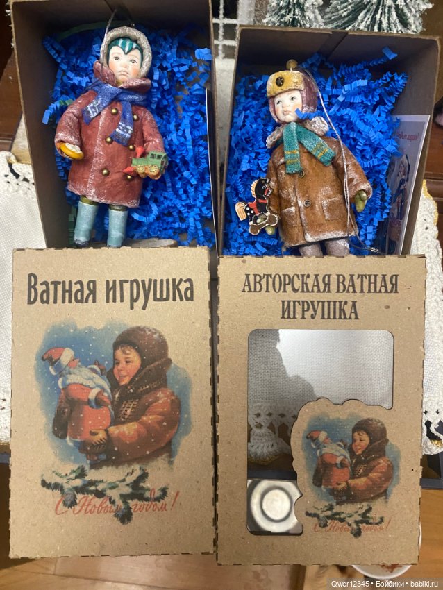 Мои Ватные игрушки -нашли свои самые красивые Елочки (фото 7)