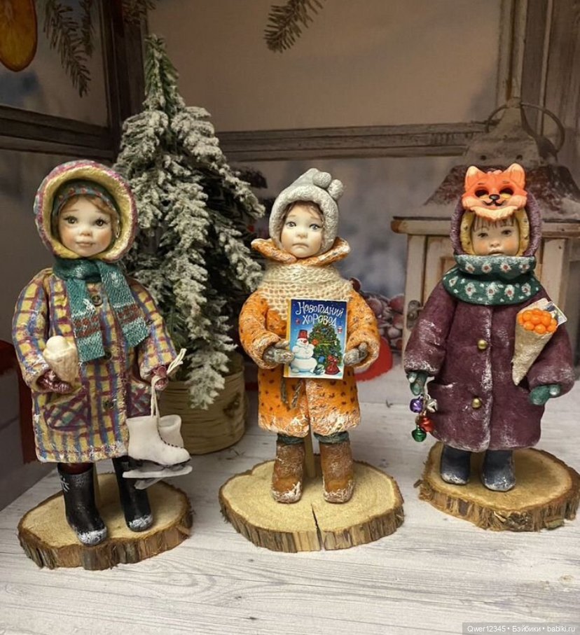 Мои Ватные игрушки -нашли свои самые красивые Елочки