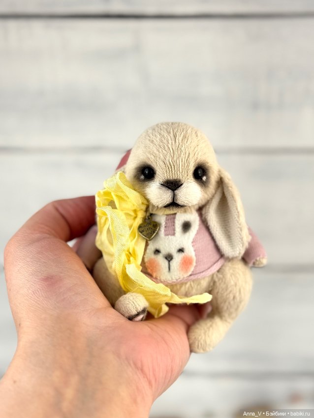 Тедди зайка — Авторские мишки Тедди и друзья: фото (фото 3)