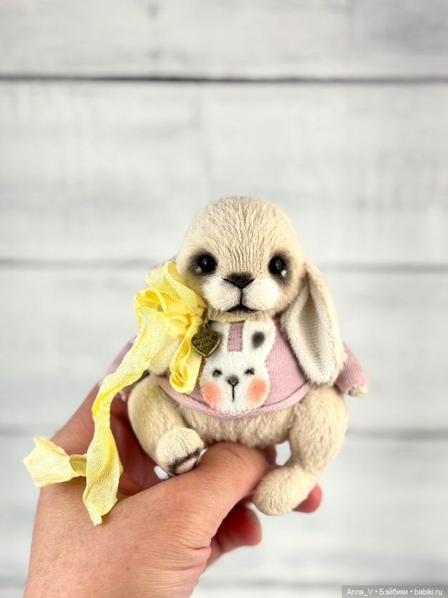 Тедди зайка — Авторские мишки Тедди и друзья: фото (фото 2)