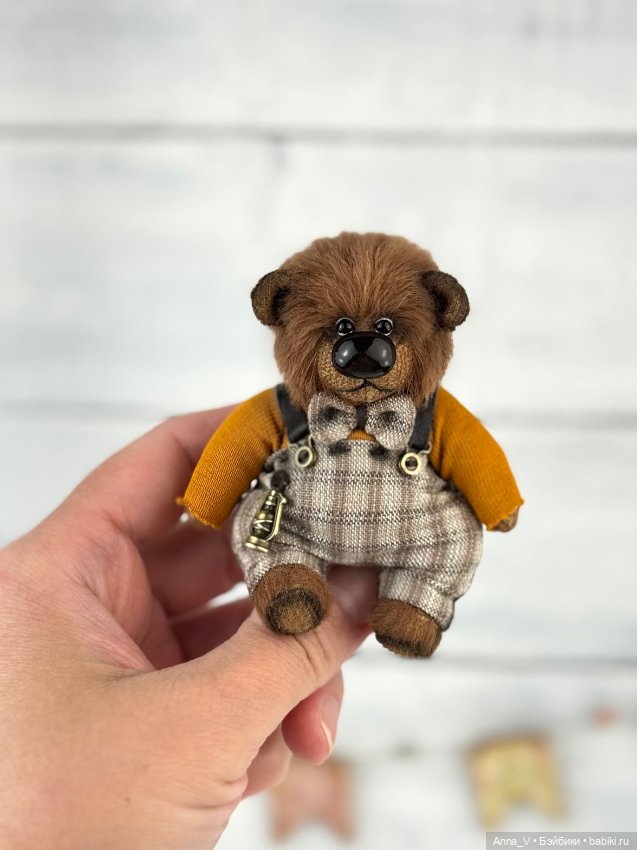 Тедди мишка Гордеюшка — Авторские мишки Тедди и друзья: фото (фото 2)