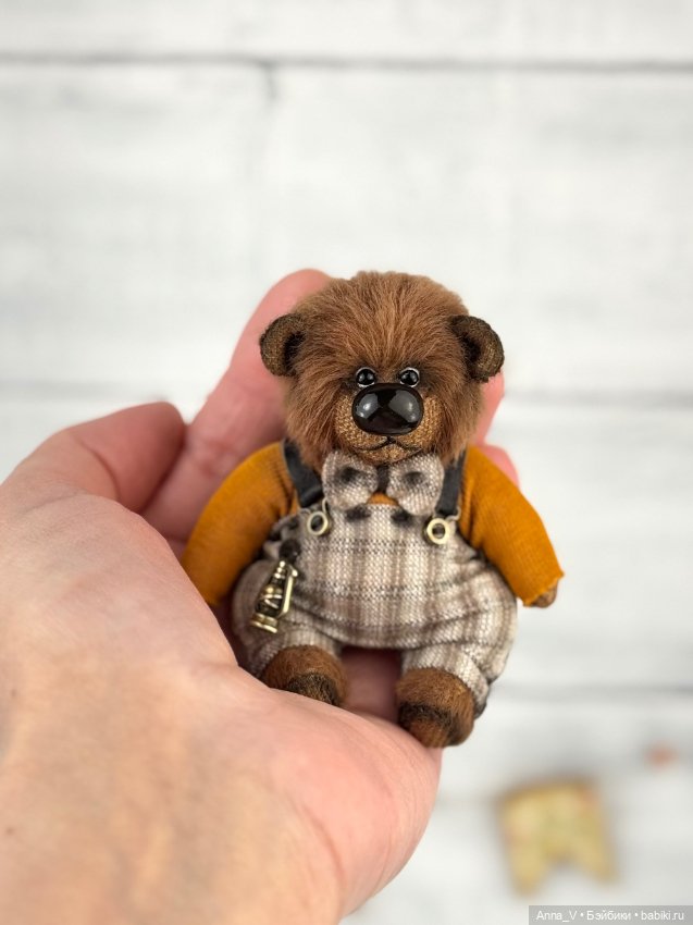 Тедди мишка Гордеюшка — Авторские мишки Тедди и друзья: фото (фото 3)
