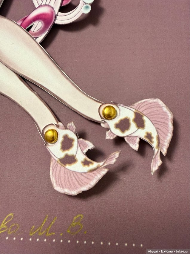 Авторская бумажная кукла Хризантема (Доллариум) (фото 5)