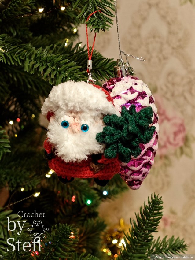 Дед Мороз и Снегурочка — Вязаные игрушки и амигуруми: крючком