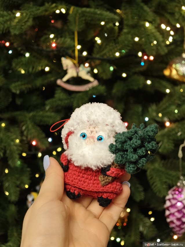 Дед Мороз и Снегурочка — Вязаные игрушки и амигуруми: крючком