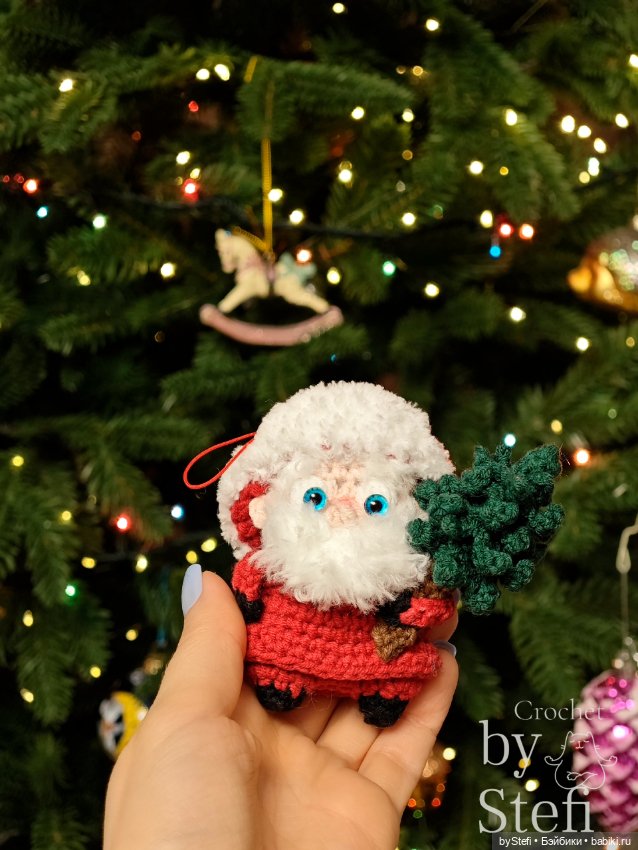 Дед Мороз и Снегурочка — Вязаные игрушки и амигуруми: крючком