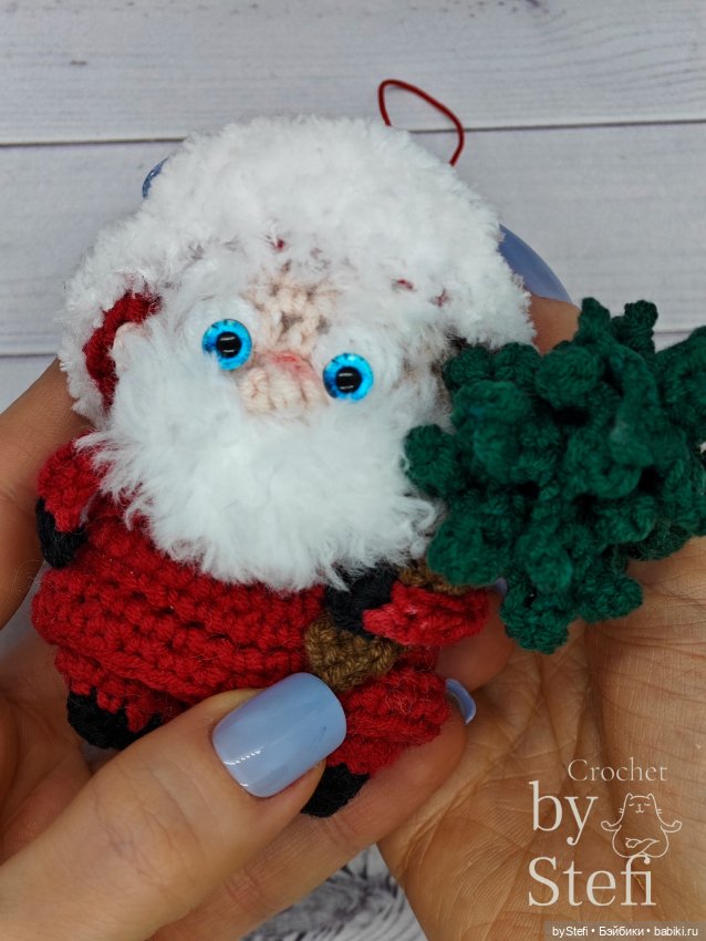 Дед Мороз и Снегурочка — Вязаные игрушки и амигуруми: крючком