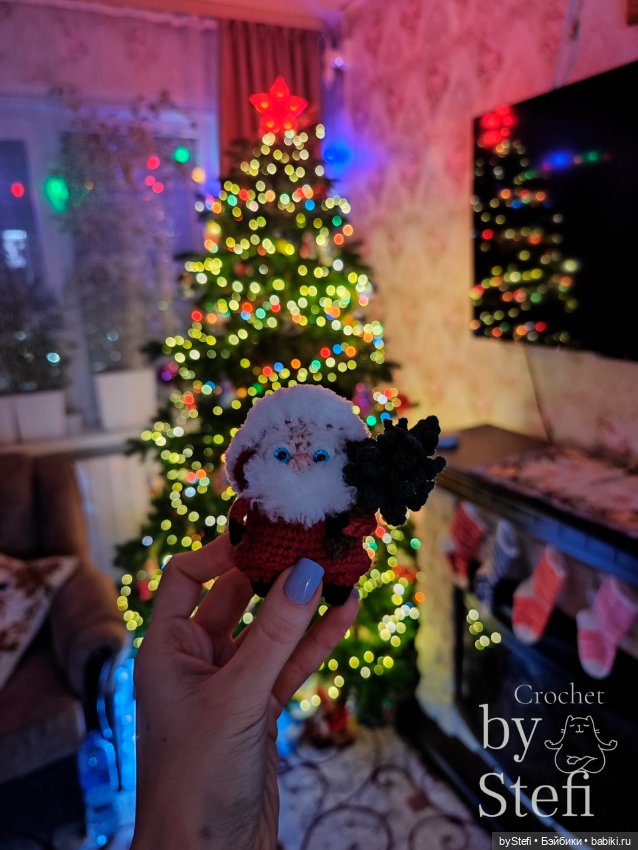 Дед Мороз и Снегурочка — Вязаные игрушки и амигуруми: крючком