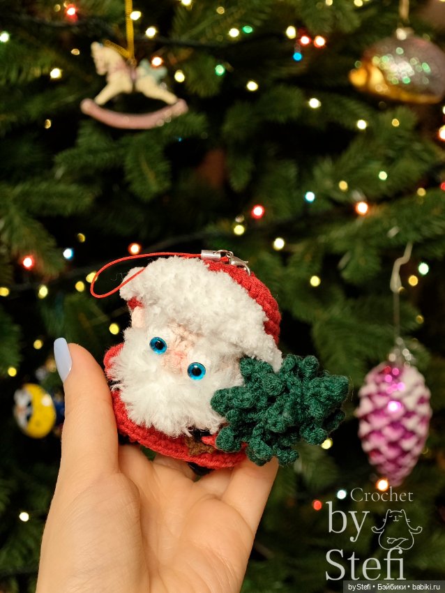 Дед Мороз и Снегурочка — Вязаные игрушки и амигуруми: крючком (фото 2)