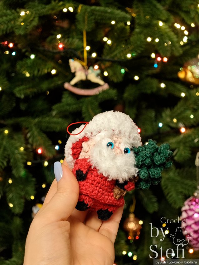 Дед Мороз и Снегурочка — Вязаные игрушки и амигуруми: крючком