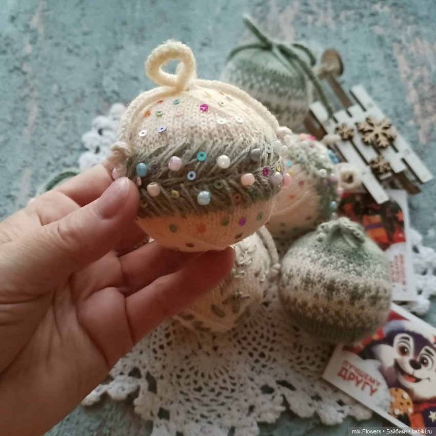 Новогодние повязушки — Вязаные игрушки и амигуруми: крючком (фото 10)