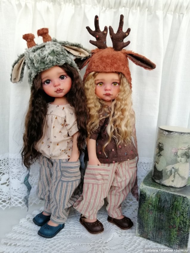 Беляночка и Розочка. ООАК кукол Паола Рейна