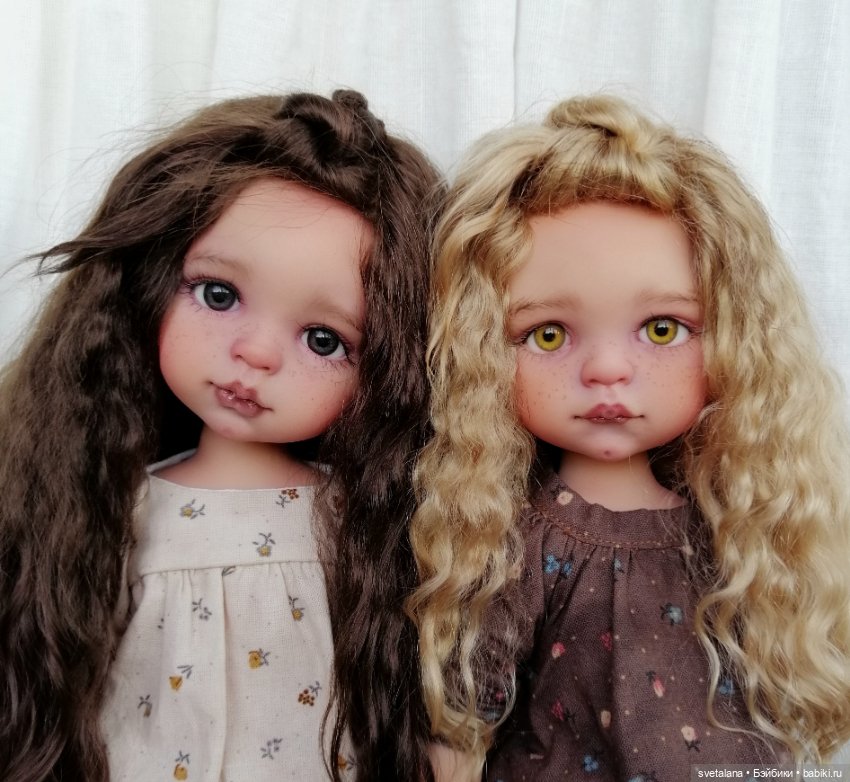 Беляночка и Розочка. ООАК кукол Паола Рейна