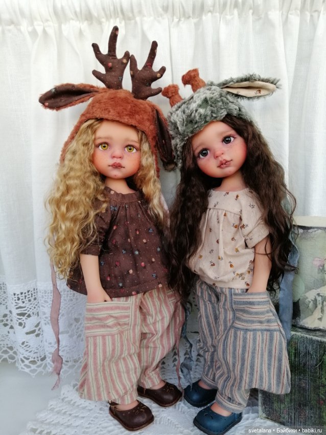 Беляночка и Розочка. ООАК кукол Паола Рейна
