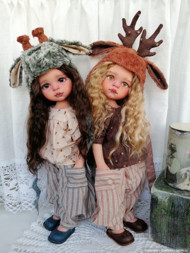 Беляночка и Розочка. ООАК кукол Паола Рейна