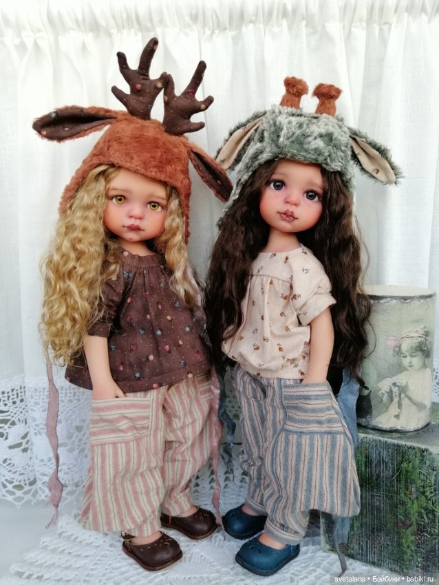 Беляночка и Розочка. ООАК кукол Паола Рейна