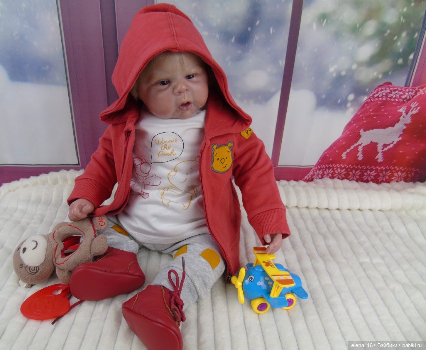 Малышок к новому году — Обучение реборнингу: роспись (фото 5)