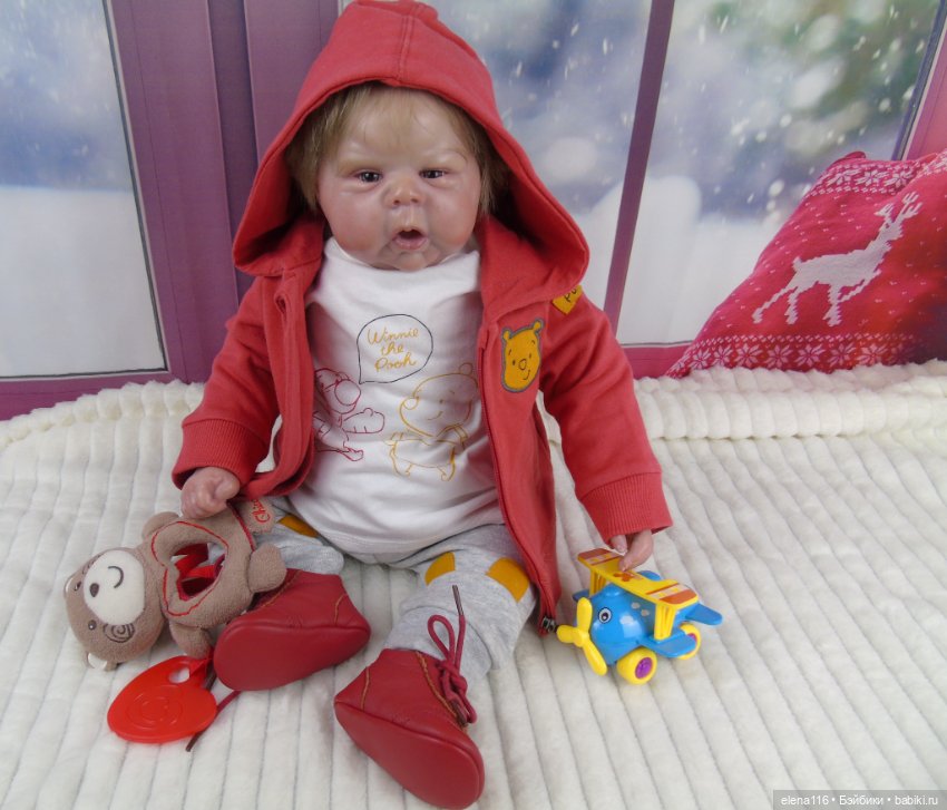 Малышок к новому году — Обучение реборнингу: роспись (фото 3)