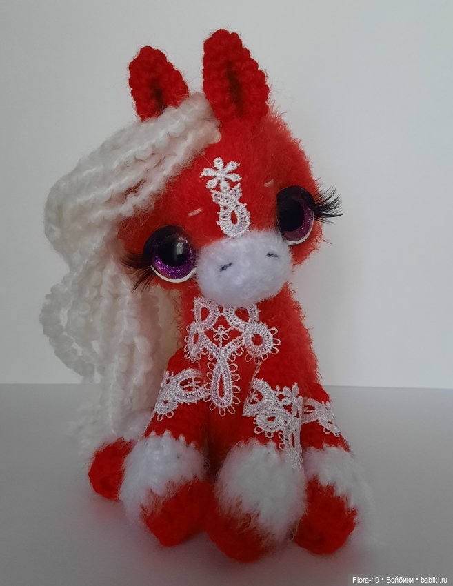 Лошадки Снежные Узоры — Вязаные игрушки и амигуруми: крючком