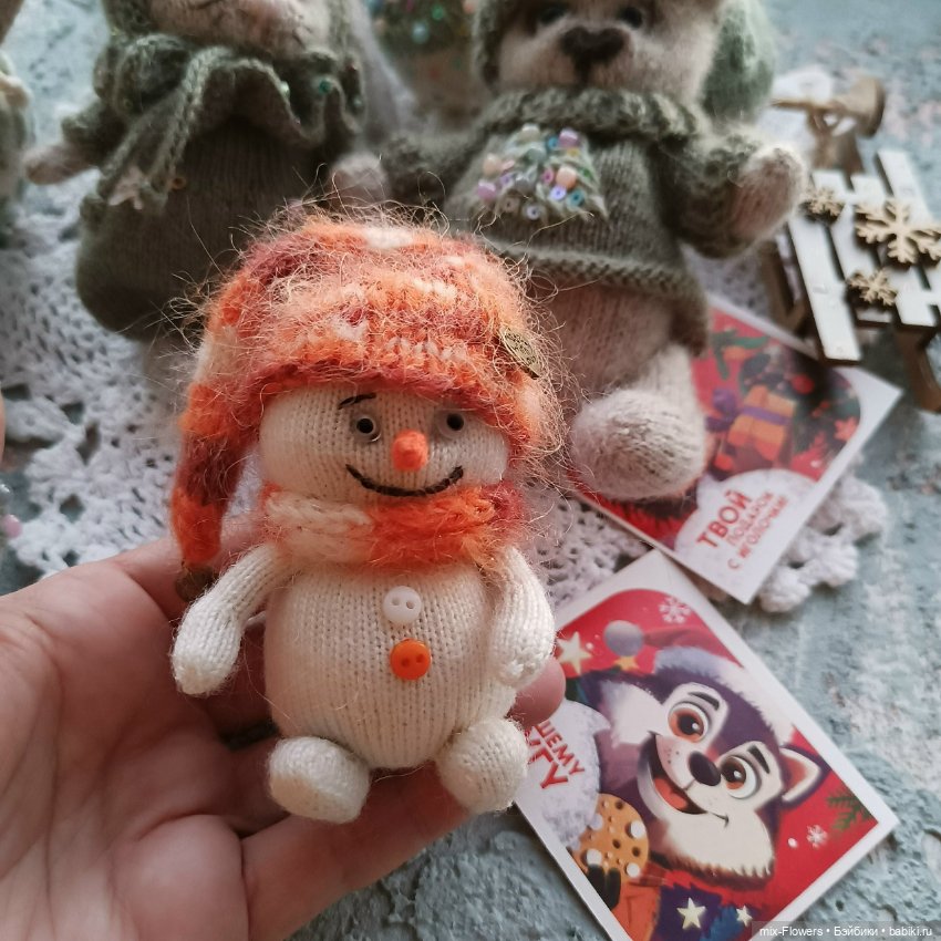 Новогодние повязушки 2 — Вязаные игрушки и амигуруми: крючком (фото 8)