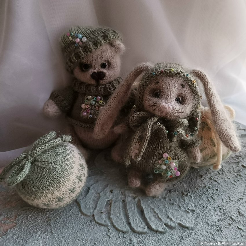 Новогодние повязушки 3 — Вязаные игрушки и амигуруми: крючком