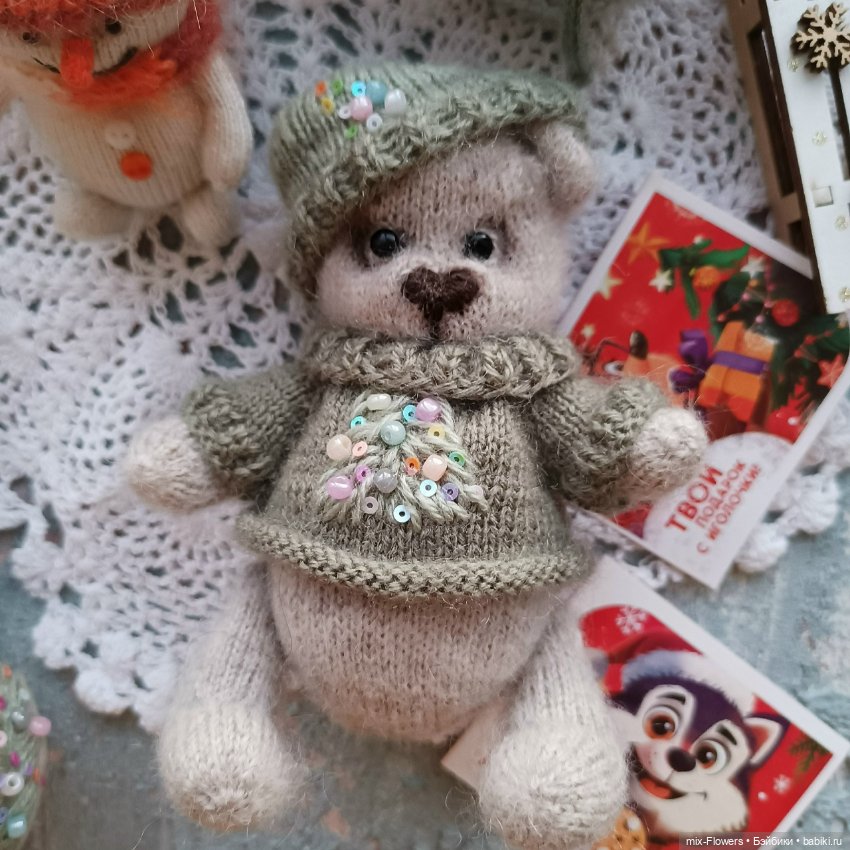 Новогодние повязушки 3 — Вязаные игрушки и амигуруми: крючком (фото 4)