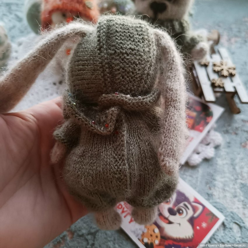 Новогодние повязушки 3 — Вязаные игрушки и амигуруми: крючком (фото 9)