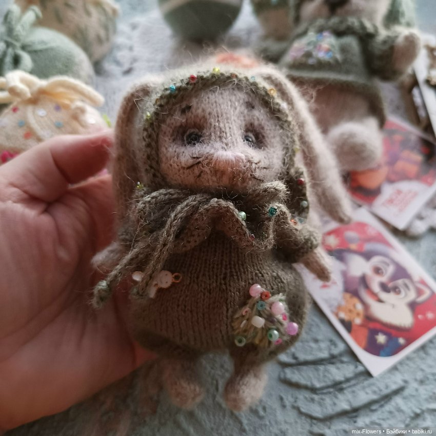 Новогодние повязушки 3 — Вязаные игрушки и амигуруми: крючком