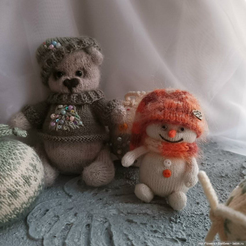 Новогодние повязушки 3 — Вязаные игрушки и амигуруми: крючком (фото 10)