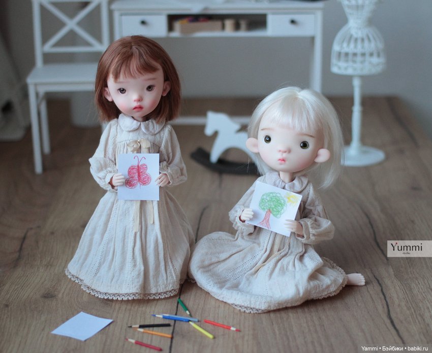 Винтажные образы — Куклы Landoudou и Birdie: Дизайнерский винил