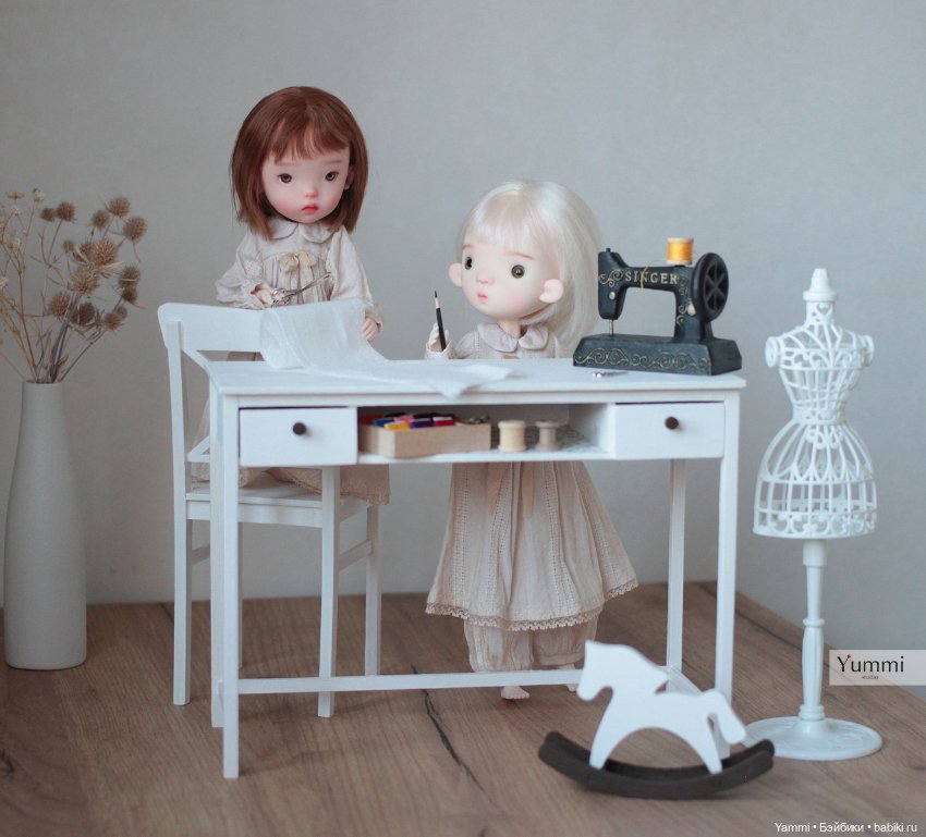 Винтажные образы — Куклы Landoudou и Birdie: Дизайнерский винил (фото 7)