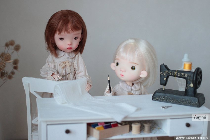 Винтажные образы — Куклы Landoudou и Birdie: Дизайнерский винил (фото 2)