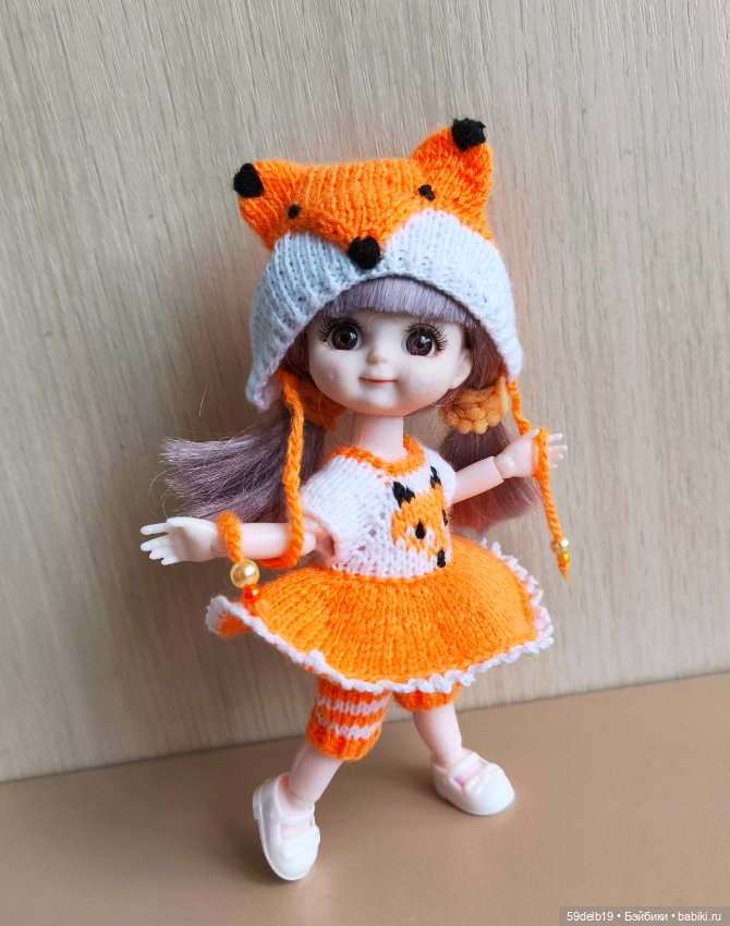 Лисички - сестрички🦊🦊🦊 — Одежда и обувь для кукол своими руками: фото (фото 3)