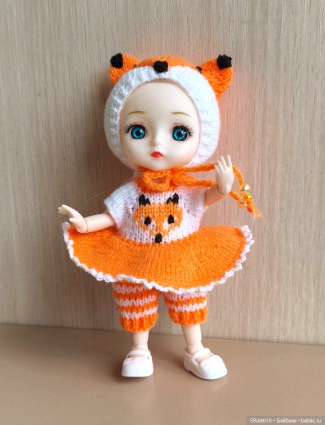 Лисички - сестрички🦊🦊🦊 — Одежда и обувь для кукол своими руками: фото