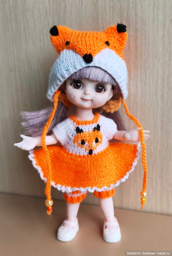 Лисички - сестрички🦊🦊🦊 — Одежда и обувь для кукол своими руками: фото (фото 2)
