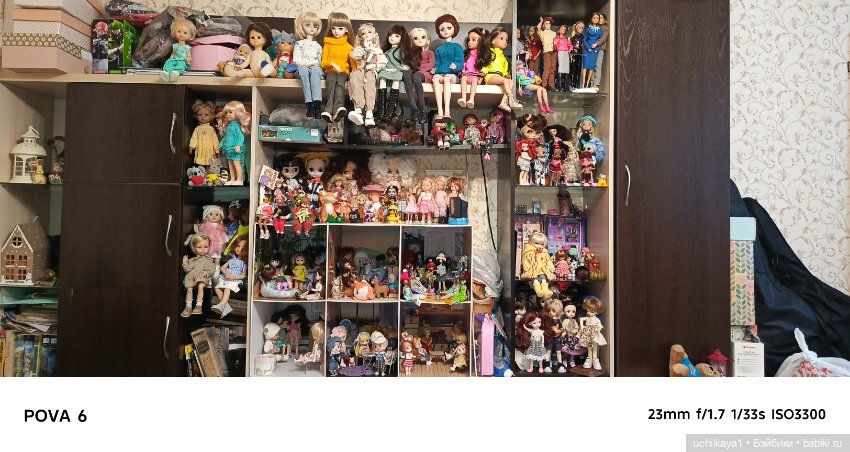 Моё кукольное царство — Коллекции игровых кукол (Playline): фото полок
