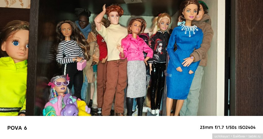 Моё кукольное царство — Коллекции игровых кукол (Playline): фото полок (фото 3)