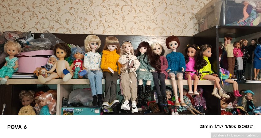 Моё кукольное царство — Коллекции игровых кукол (Playline): фото полок (фото 2)