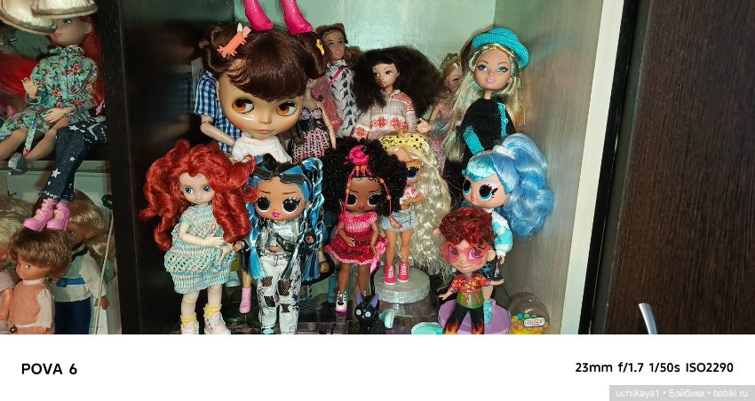 Моё кукольное царство — Коллекции игровых кукол (Playline): фото полок (фото 4)