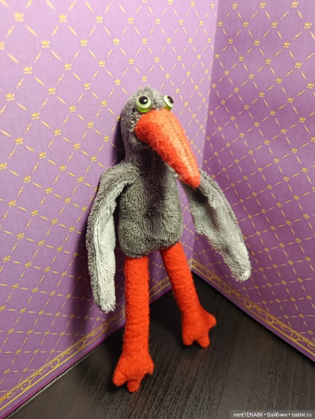 Ворона — Текстильные игрушки и примитивы: кофейные (фото 4)