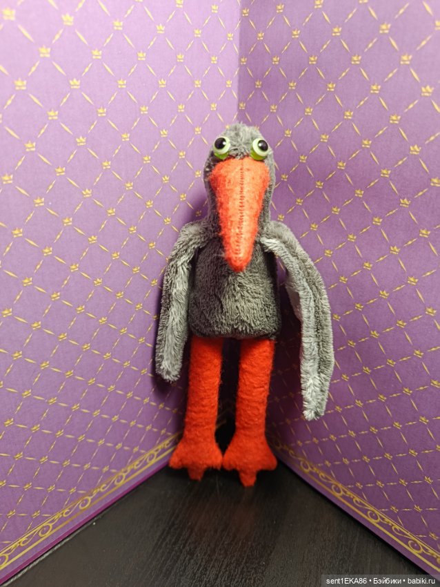 Ворона — Текстильные игрушки и примитивы: кофейные (фото 5)