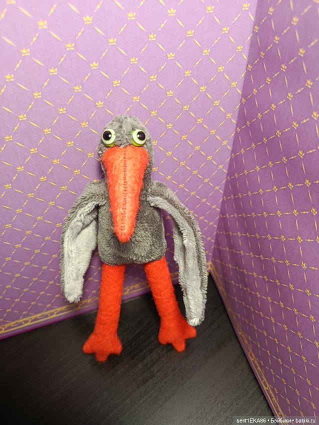 Ворона — Текстильные игрушки и примитивы: кофейные (фото 3)