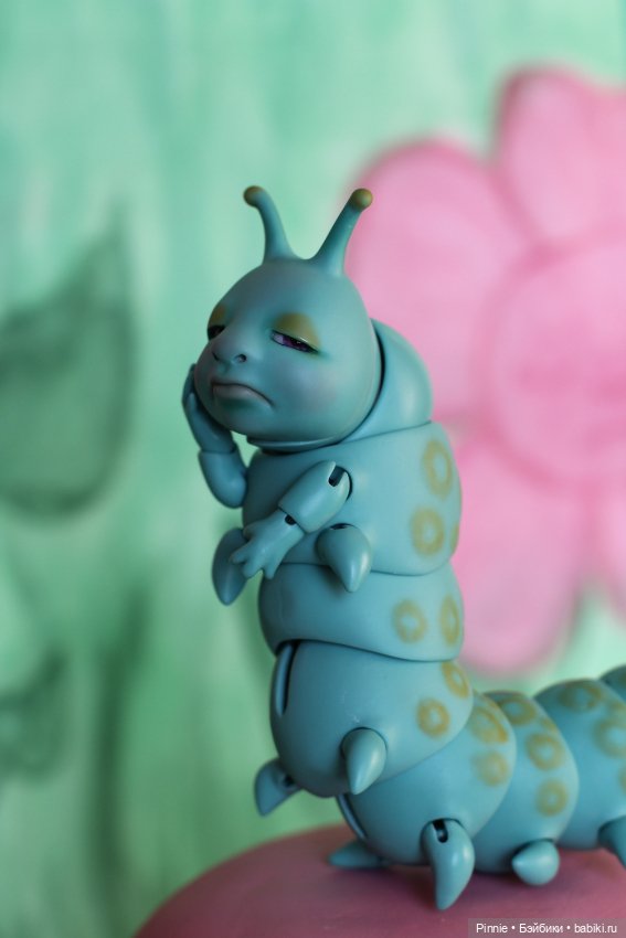 Гусеничка — Авторские шарнирные куклы своими руками: лепка (фото 7)